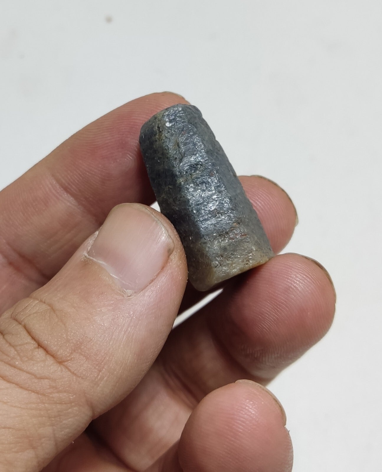 An aesthetic specimen of terminated sapphire crystal 17 grams