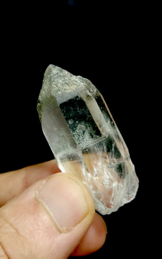 Natural Chlorite Quartz Crystal 21 Grams