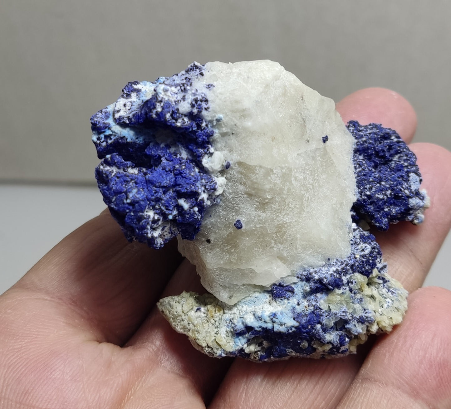 Natural Partly Fluorescent Lazurite On Matrix 81 grams