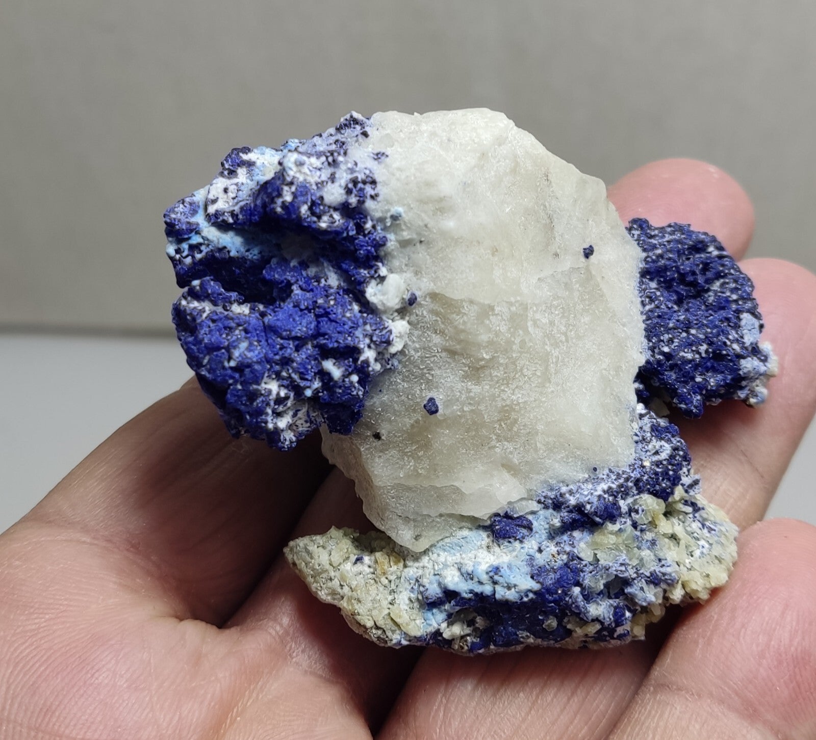 Natural Partly Fluorescent Lazurite On Matrix 81 grams