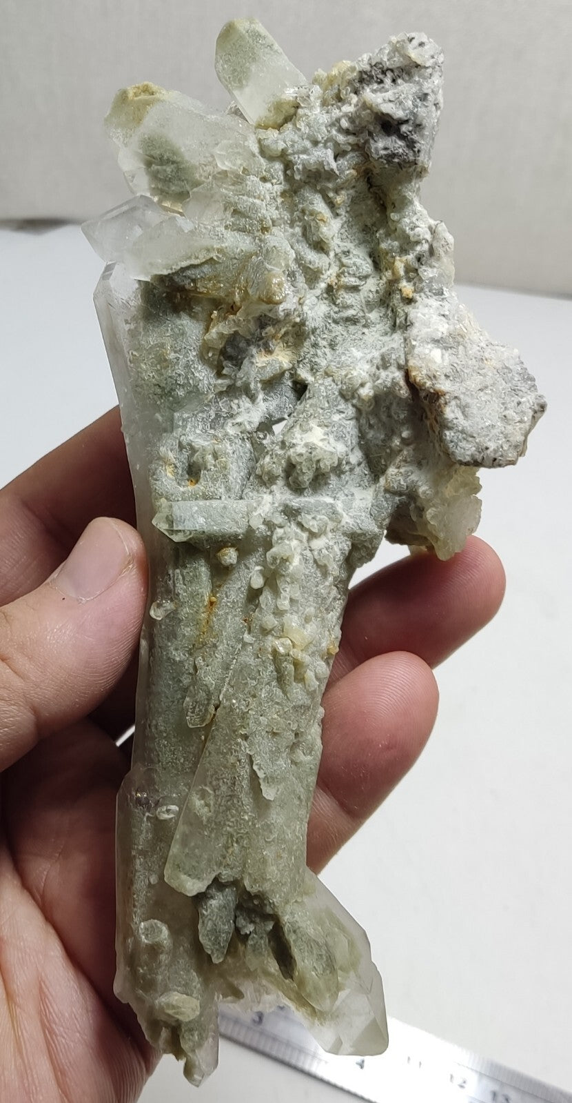 An Aesthetic Natural beautifully terminated Chlorite Quartz specimen 262 grams