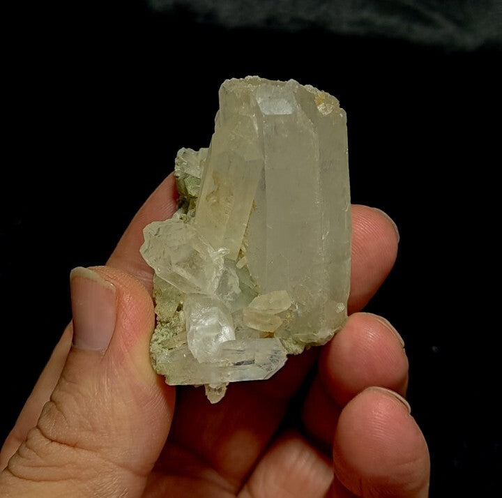 Chlorite Quartz Crystal 71 grams