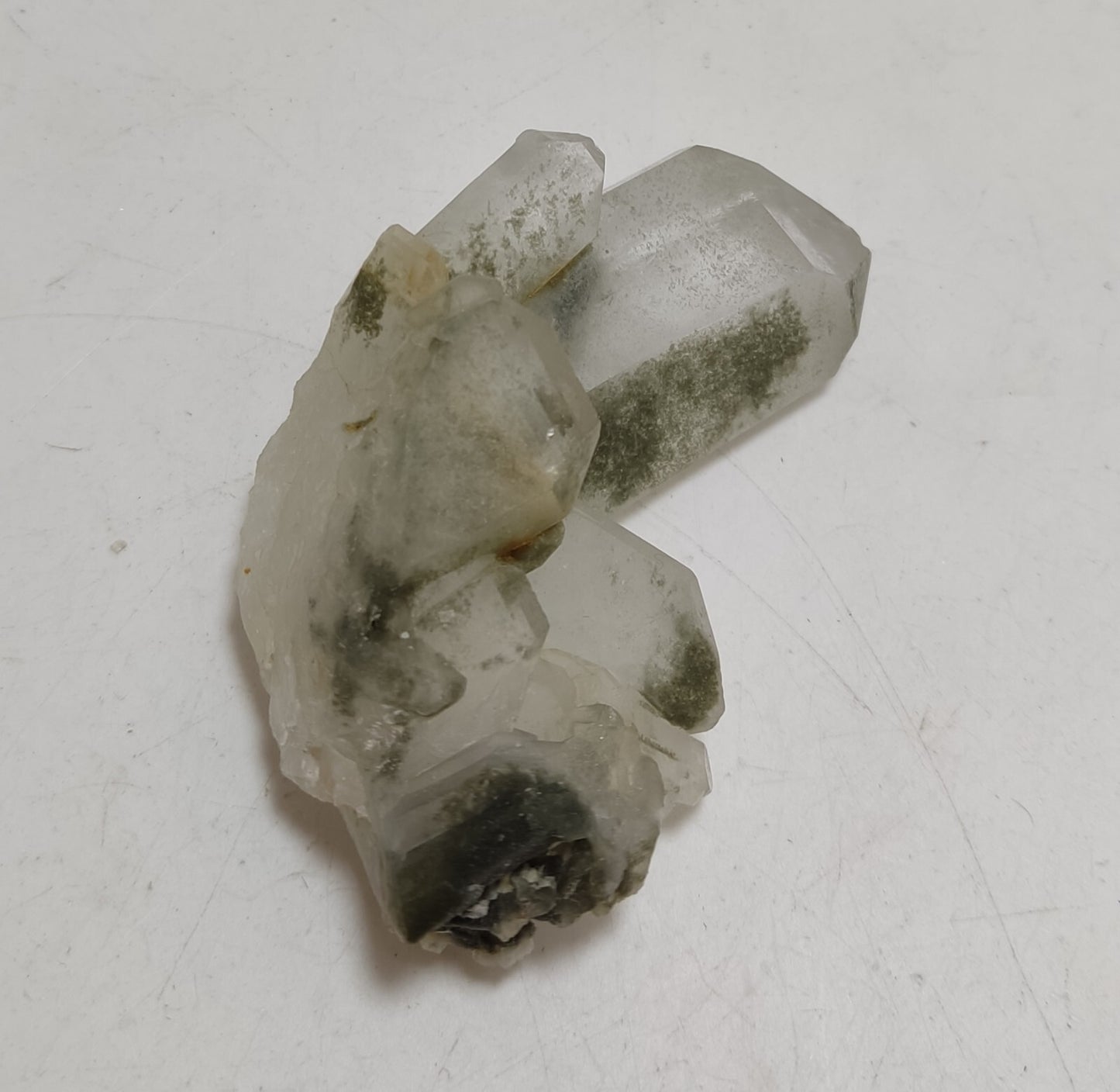 An Aesthetic Natural beautifully terminated Chlorite Quartz specimen 55 grams