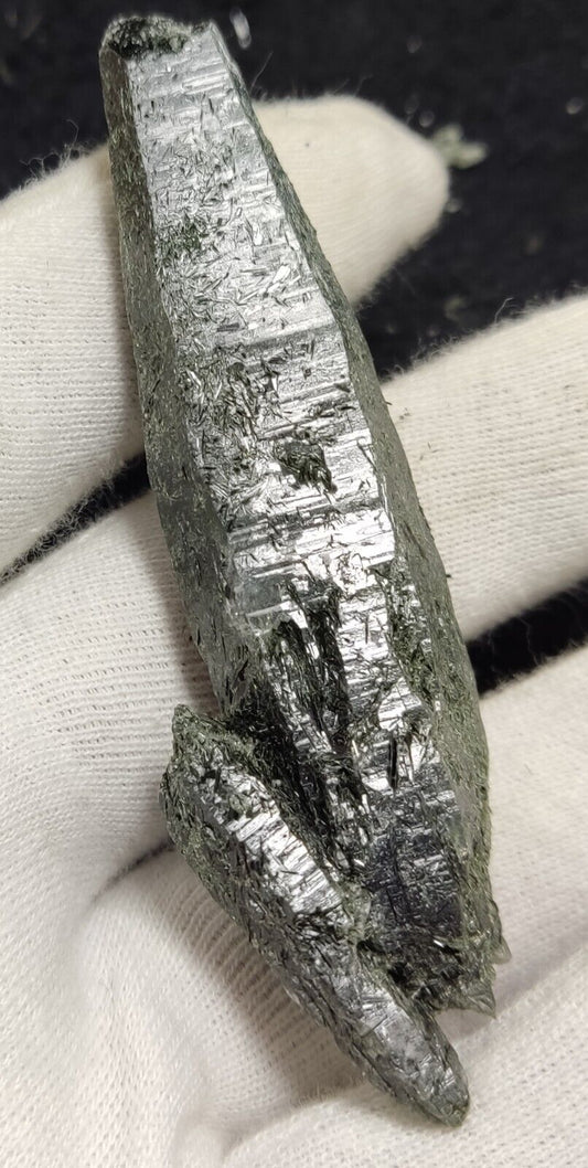 An Aesthetic Natural terminated Chlorite Quartz crystal specimen 43 grams