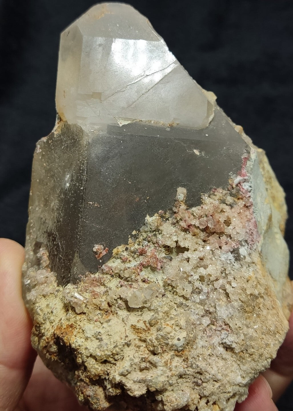 An Aesthetic terminated Partly Smoky Quartz specimen 493 grams