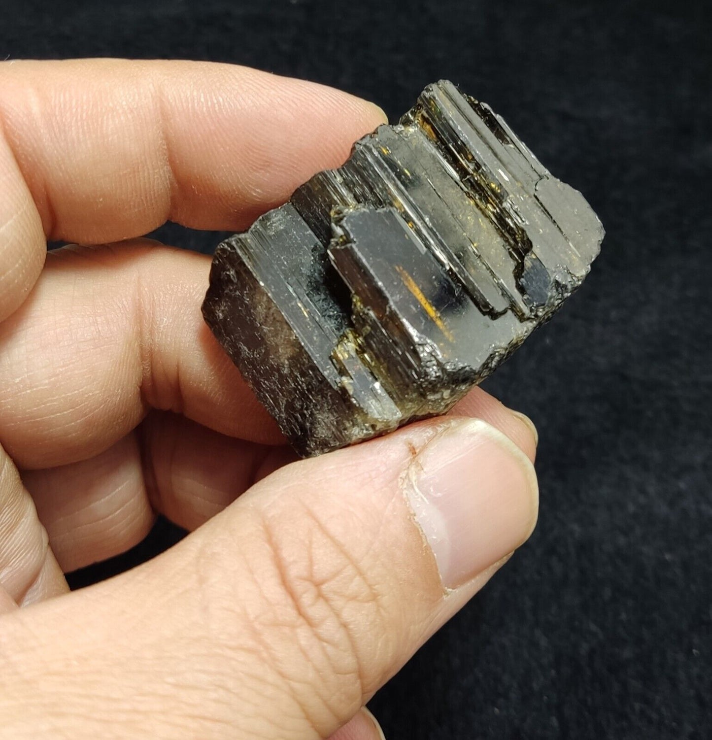 A very fine aesthetic crystal specimen of Epidote 37 grams