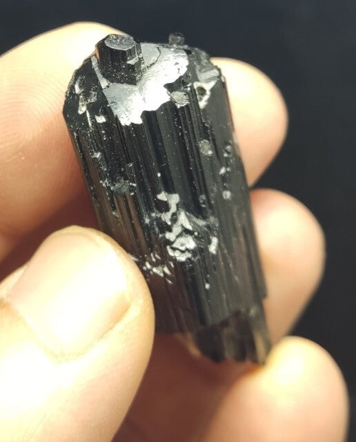 Natural Terminated Black Tourmaline Crystal 24 grams