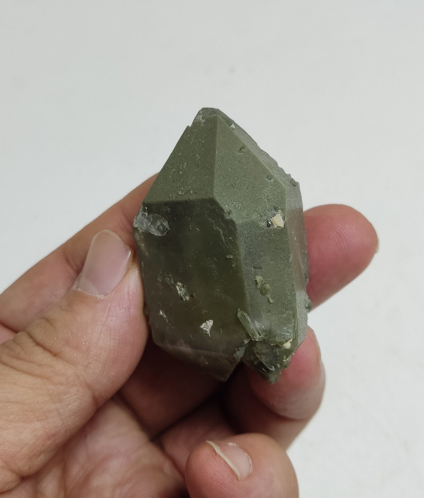 An Aesthetic Natural beautifully terminated Chlorite Quartz specimen 63 grams