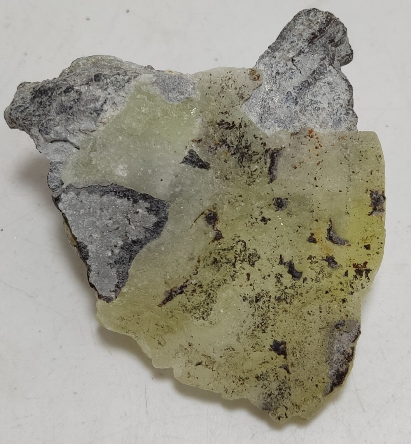 An Aesthetic Natural specimen of brucite with chromite 35 grams