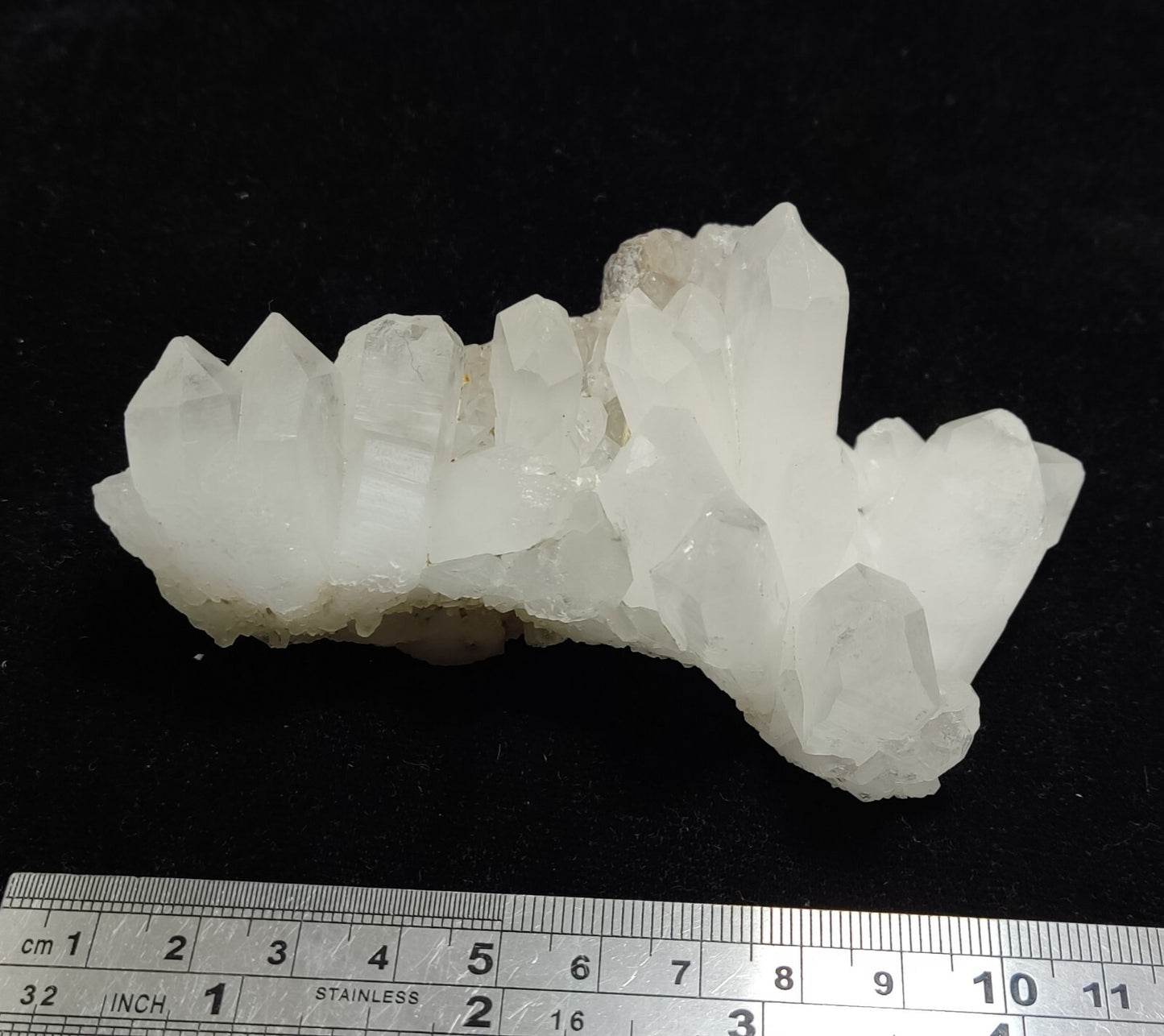 An Aesthetic Natural beautifully terminated Quartz cluster 210 grams