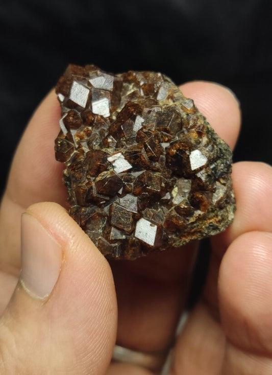 Natural Andradite Garnets Cluster 33 grams