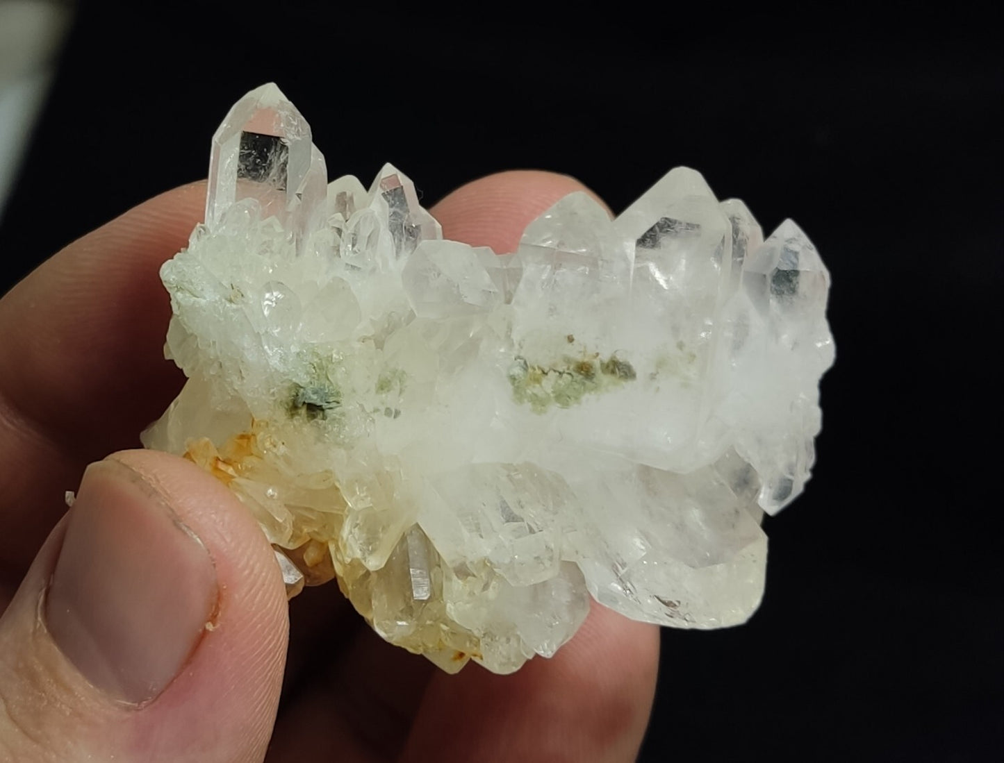An Aesthetic terminated Quartz crystal with chlorite inclusions 43 grams