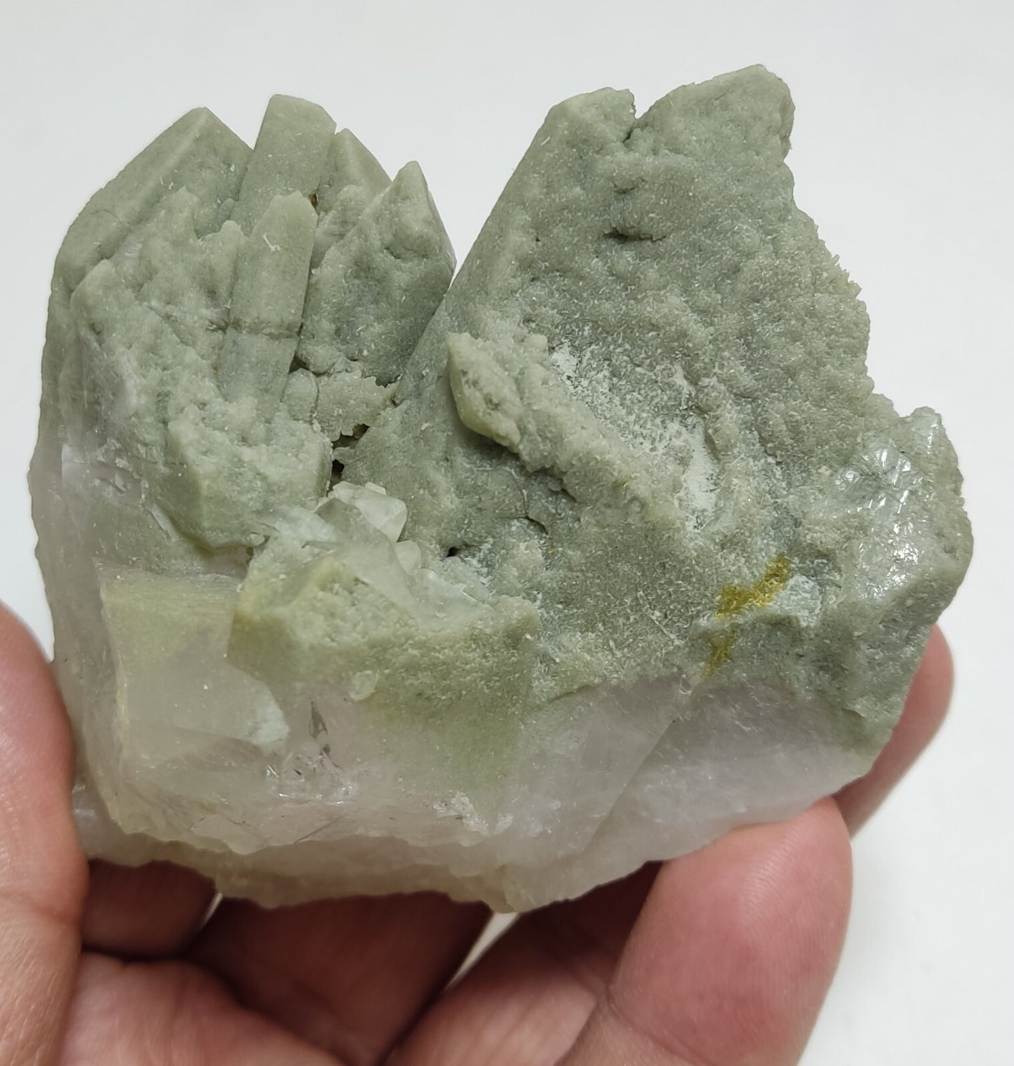An Aesthetic Natural beautifully terminated Chlorite Quartz cluster 259 grams