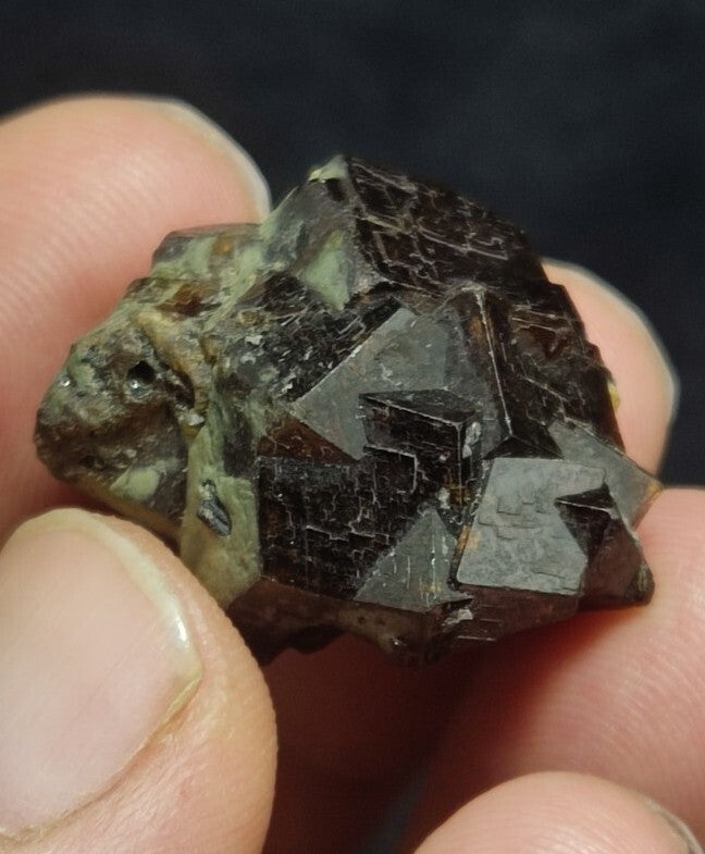 Thumbnail Natural Andradite Garnets Cluster 15 grams