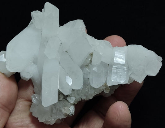 An Aesthetic Natural beautifully terminated Quartz cluster 210 grams
