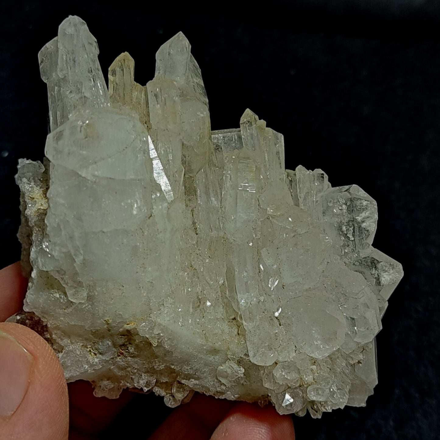 Faden Quartz Cluster With Brookite Inclusions 211 grams