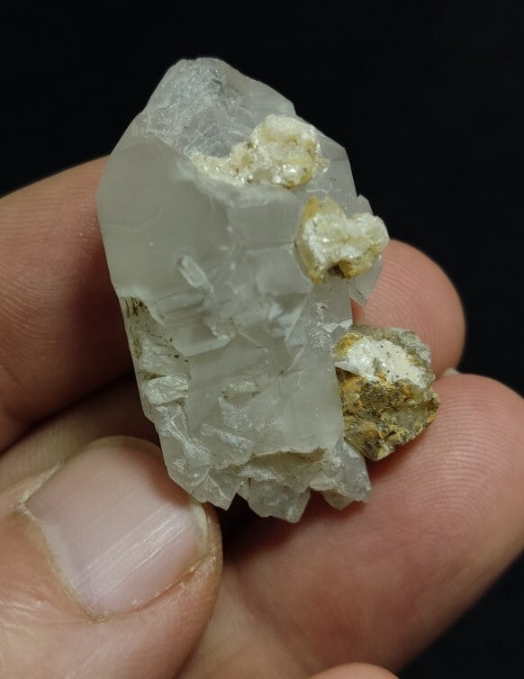 Miniature Etched Natural Smoky Quartz Double Terminated 15 grams