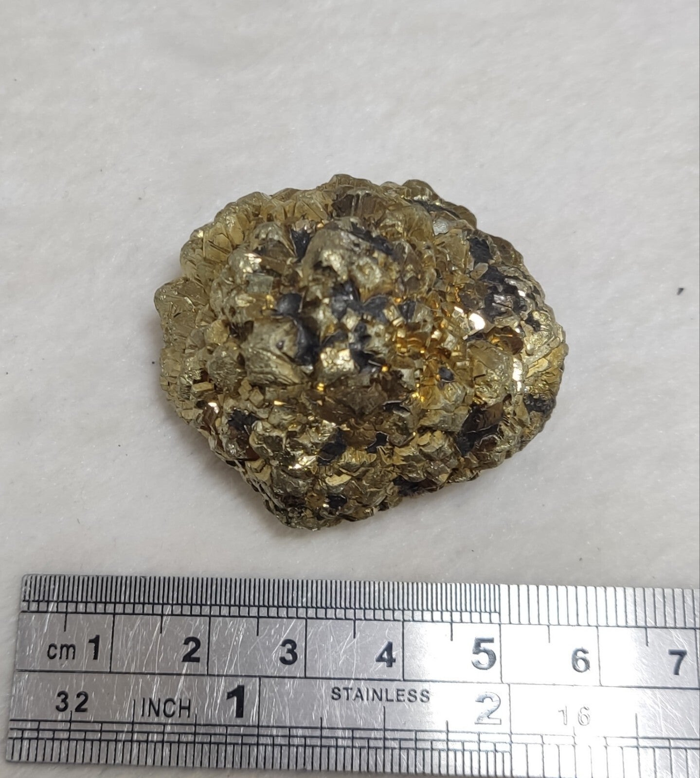 An amazing specimen of pyrite/marcasite 109 grams