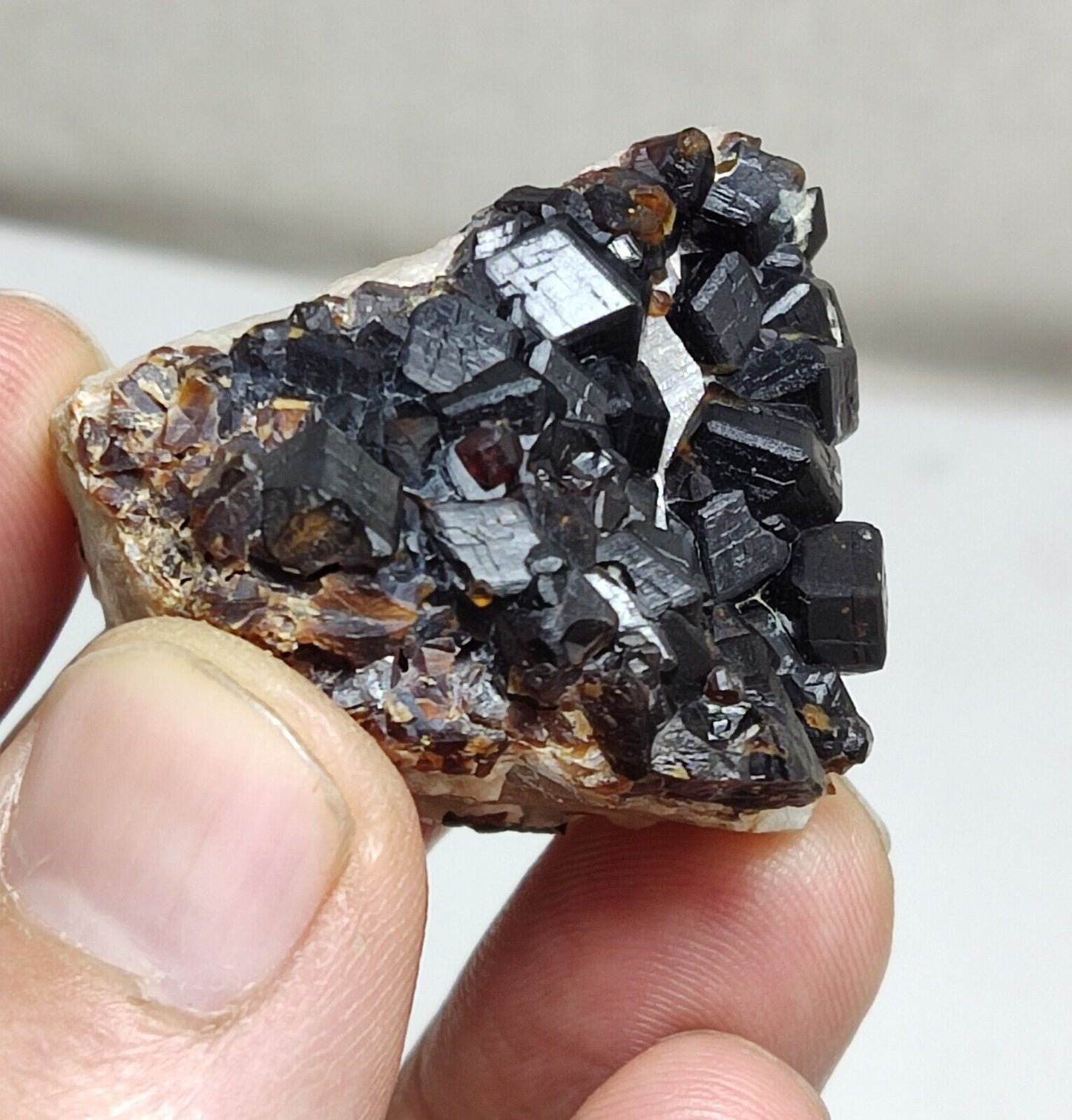 38 grams Aesthetic specimen Garnets cluster andradite garnets natural garnets