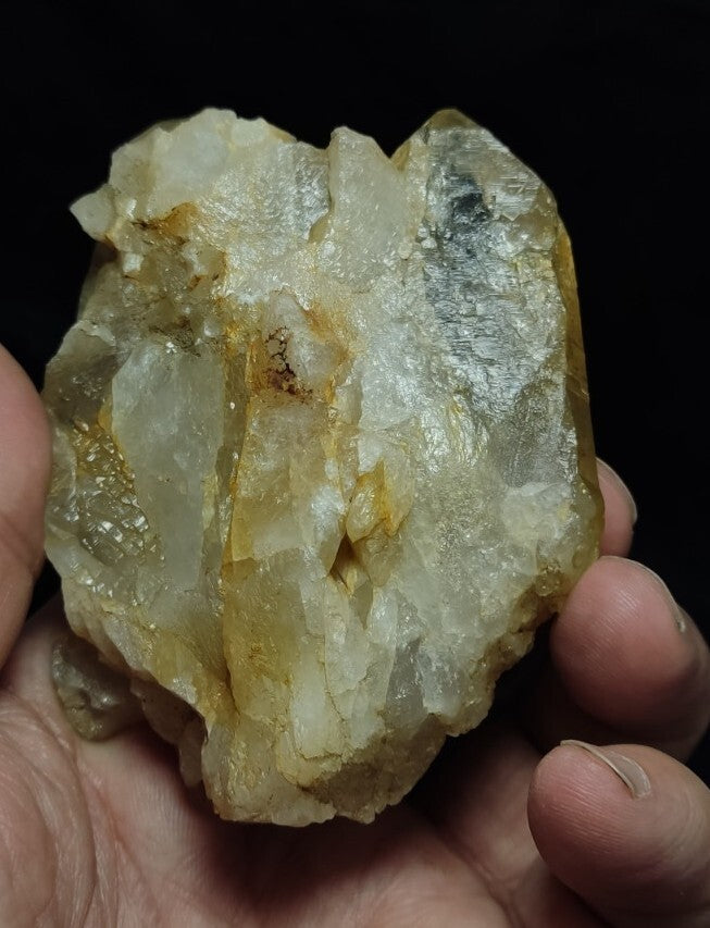 Natural Light Yellow Quartz Crystal 273 grams
