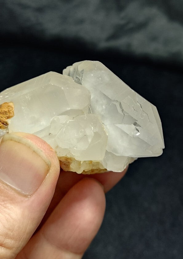 Natural Gwindel Quartz Crystal 67 grams