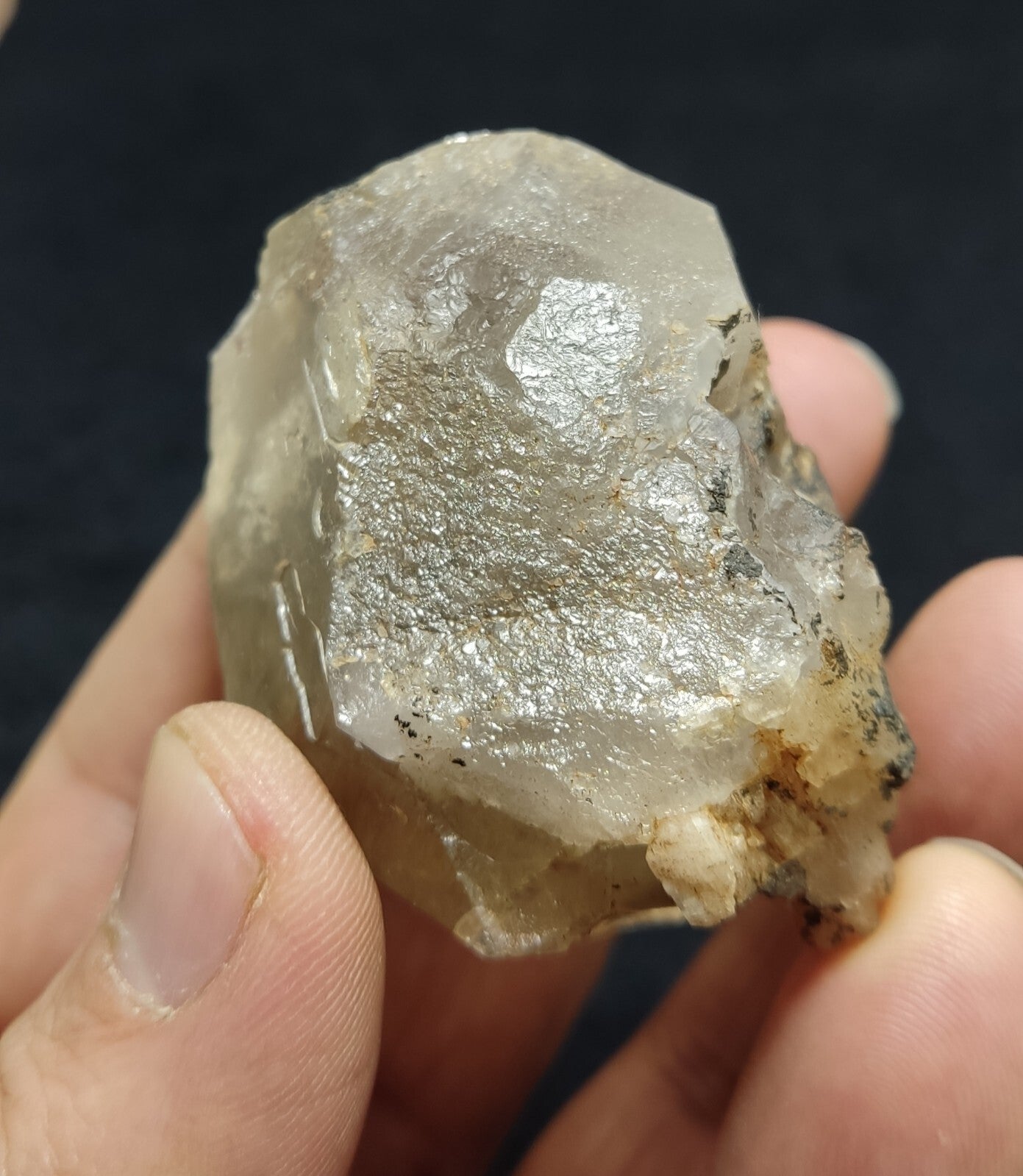 An Aesthetic terminated smoky quartz crystal 130 grams