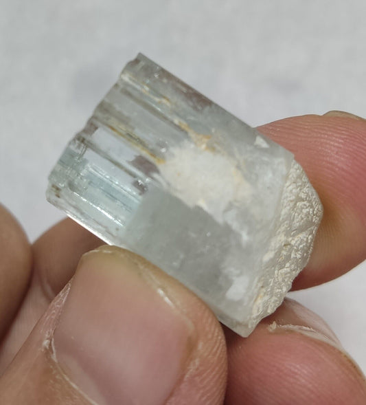 An Aesthetic specimen of aquamarine crystal 12 grams