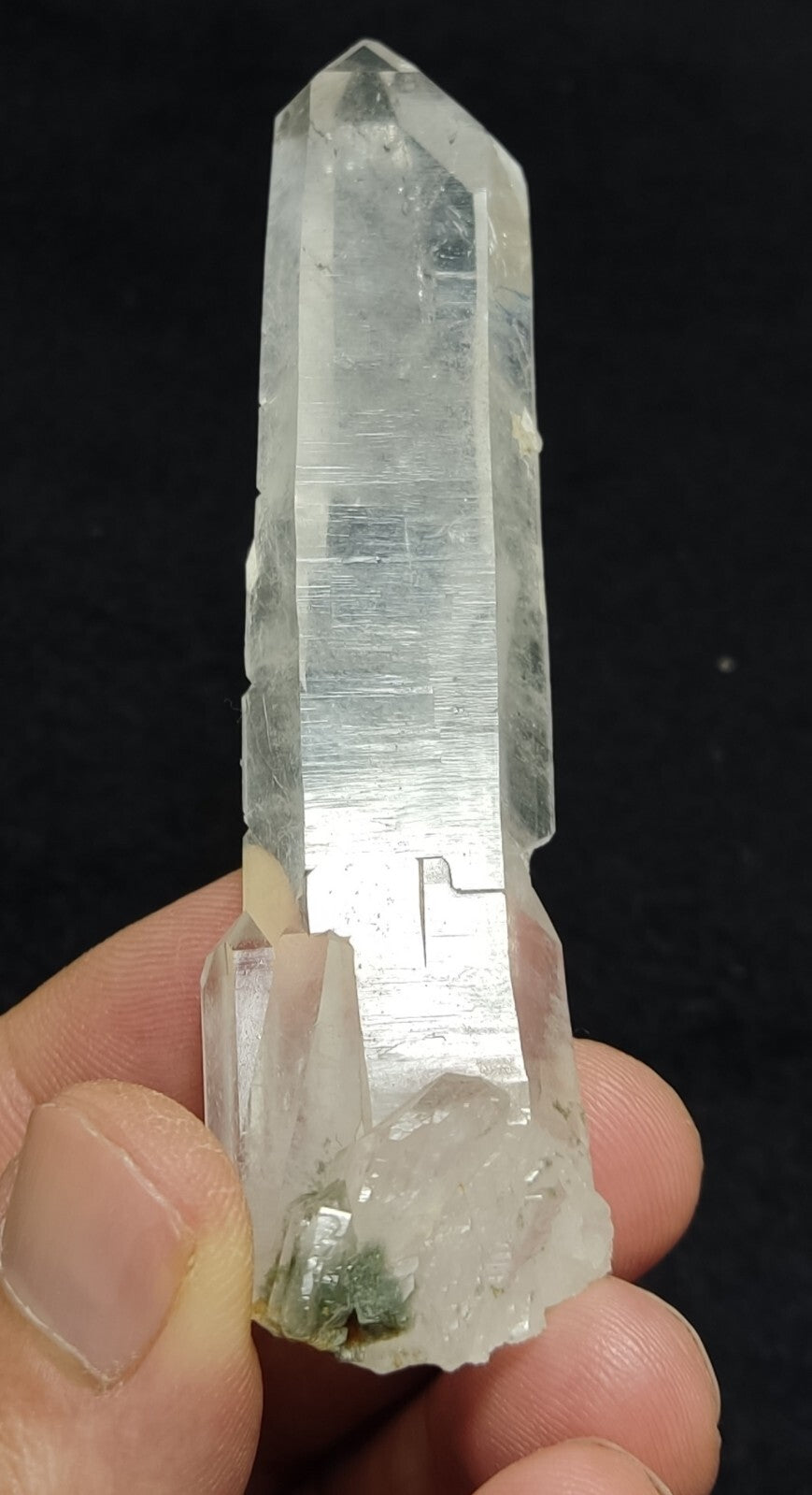 An Aesthetic terminated faden Quartz crystal 58 grams