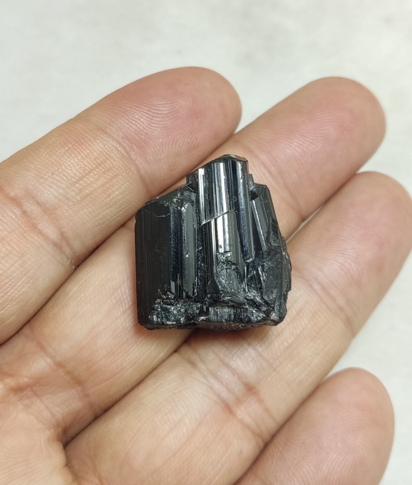 An amazing specimen of black tourmaline cluster 15 grams