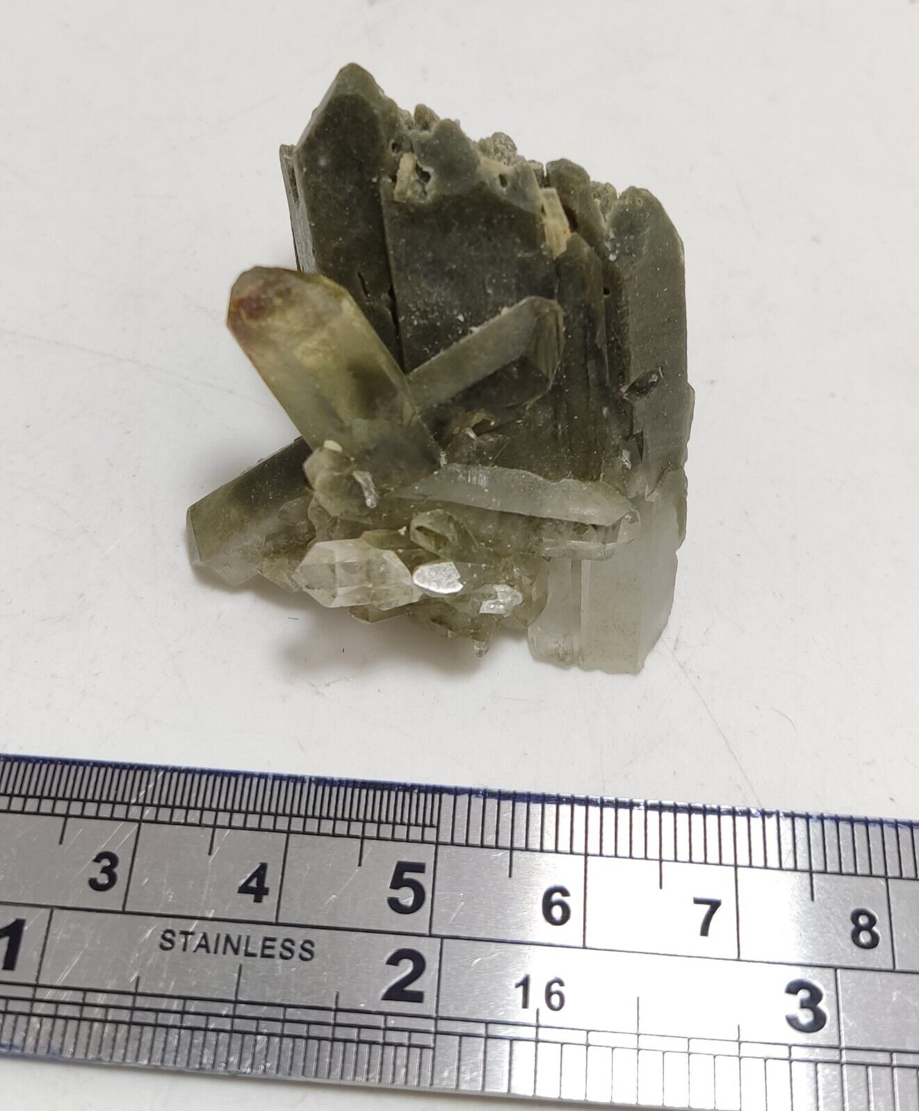 An Aesthetic Natural beautifully terminated Chlorite Quartz specimen 33 grams