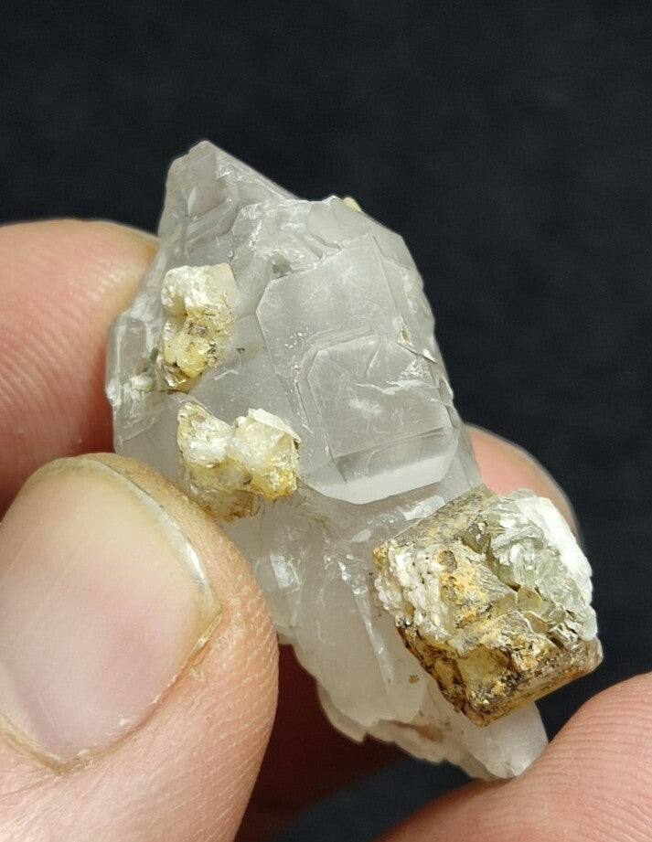 Miniature Etched Natural Smoky Quartz Double Terminated 15 grams