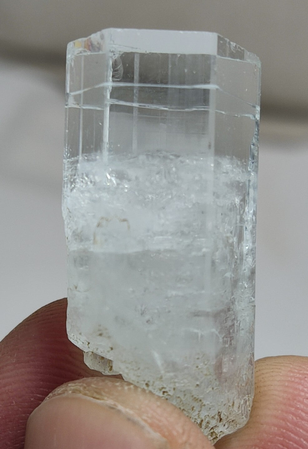An Aesthetic specimen of aquamarine crystal 11 grams