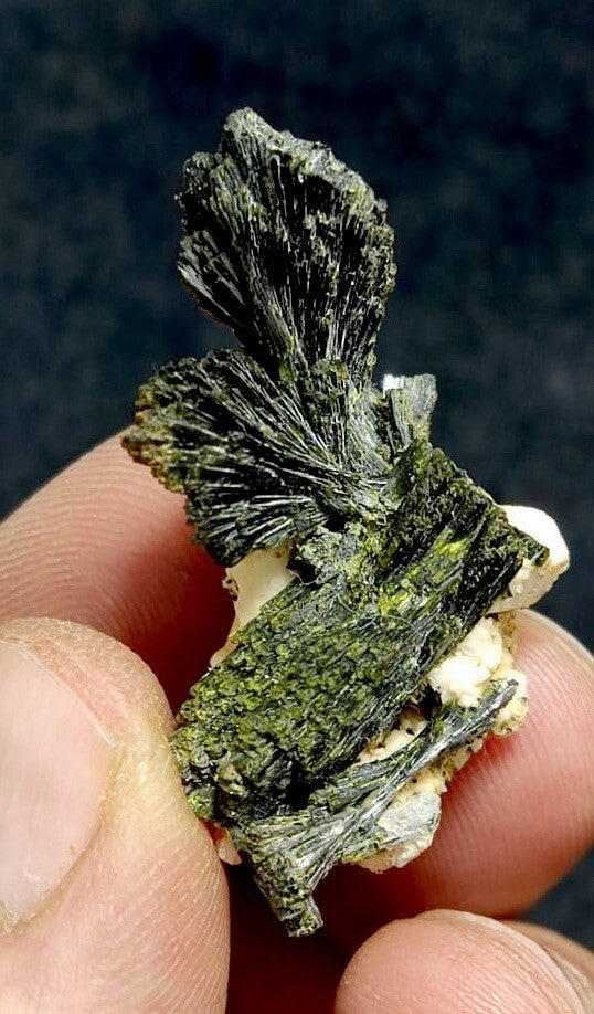 Natural Epidote On Matrix 8.5 Grams.