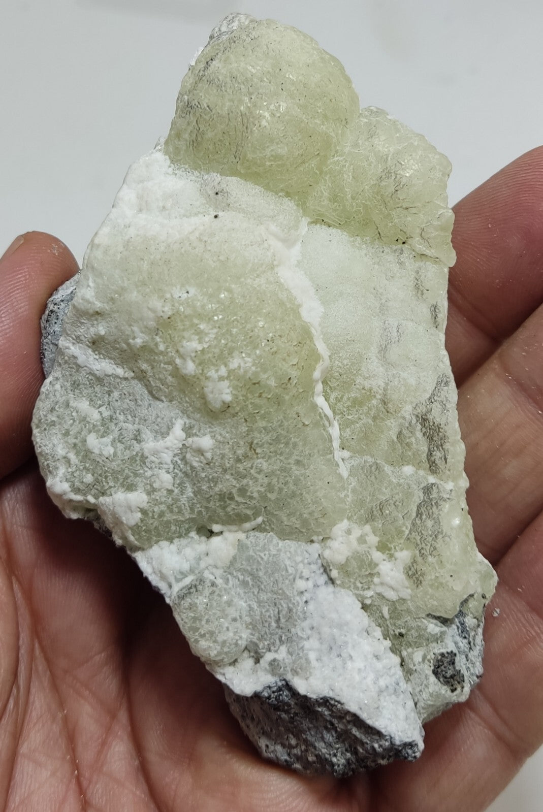 An Aesthetic Natural specimen of brucite with chromite 183 grams