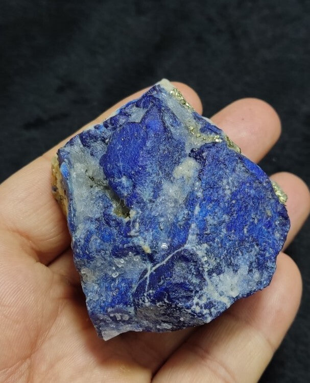 An aesthetic specimen of Lazurite with Pyrite on Matrix  196 grams