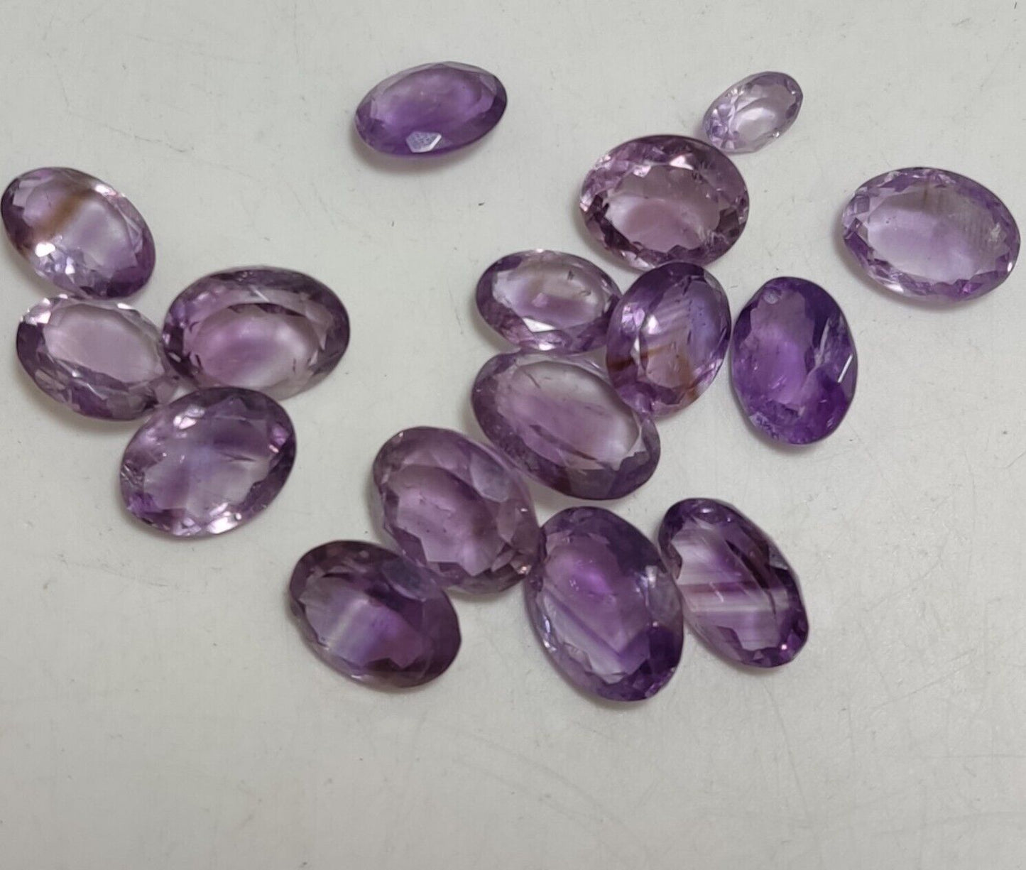 65 Carats faceted Amethyst gemstones