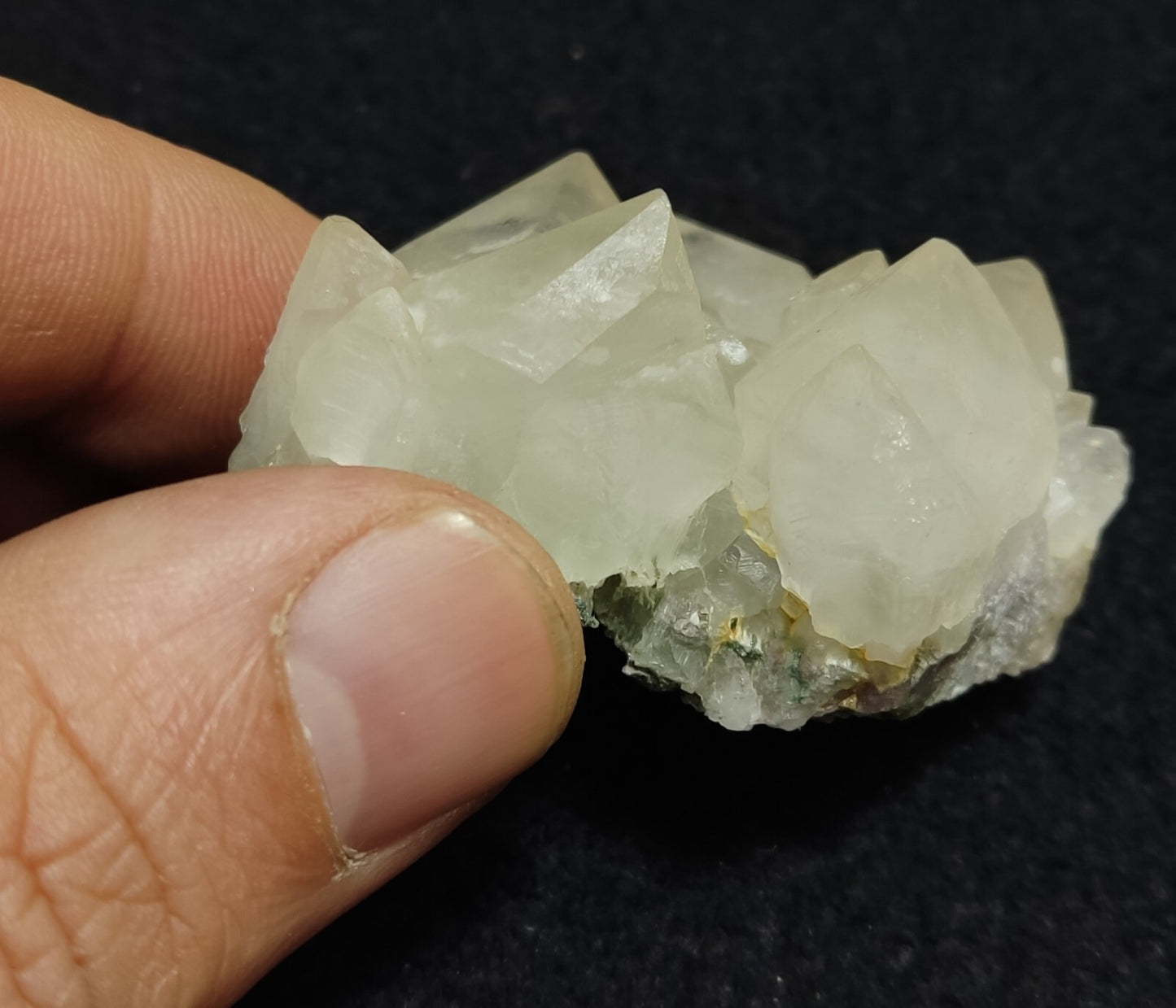 An Aesthetic terminated epidote Quartz specimen 48 grams