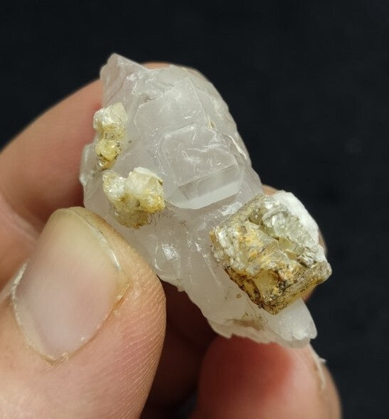 Miniature Etched Natural Smoky Quartz Double Terminated 15 grams