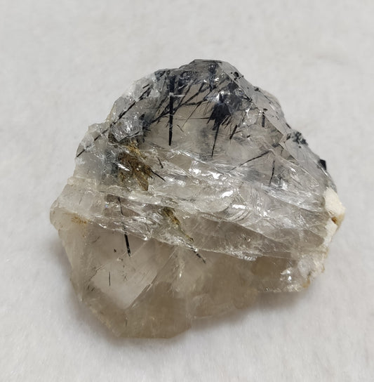 An Aesthetic Natural terminated Quartz crystal with unique inclusions 49 grams