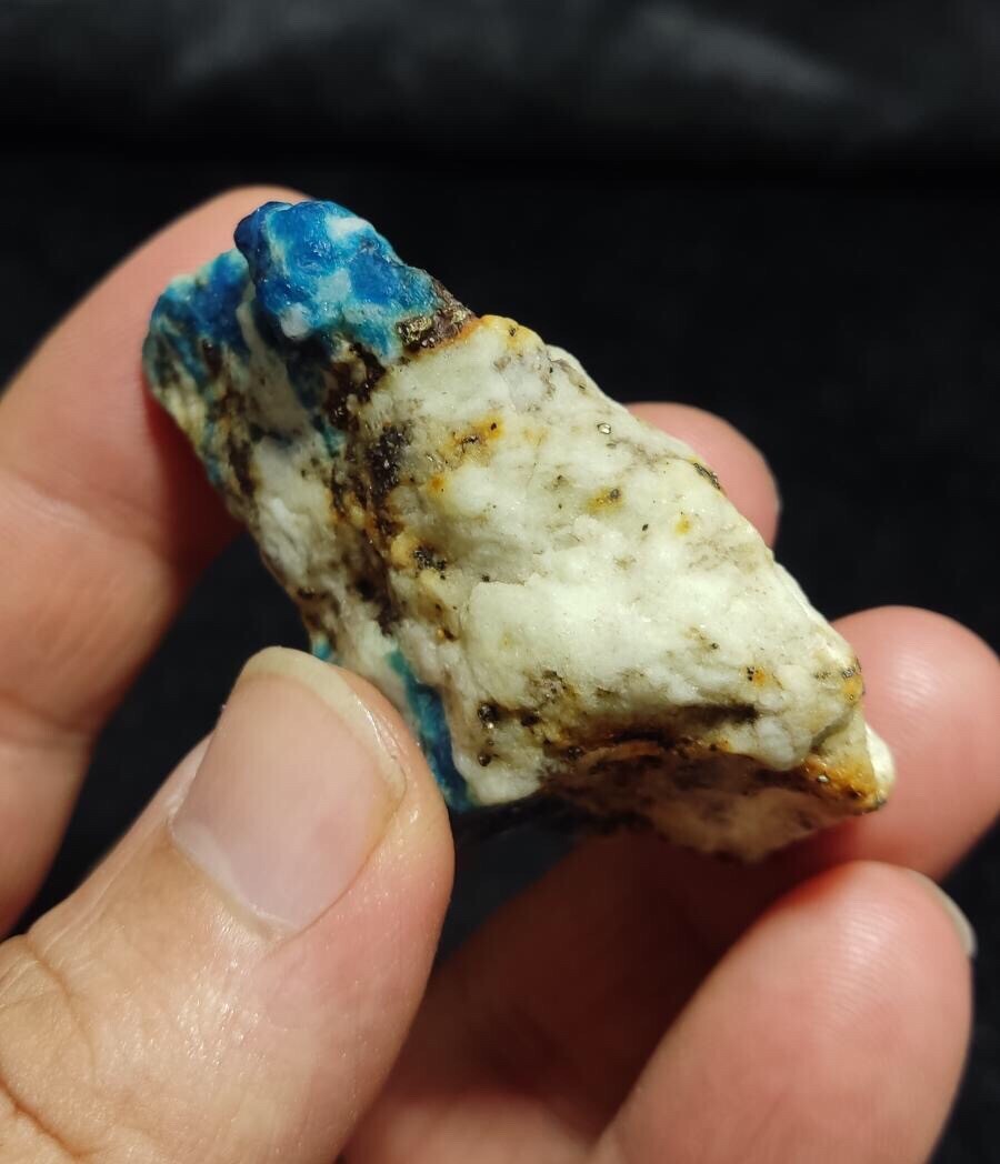 Blue Fluorescent Lazurite In Matrix 48 Grams