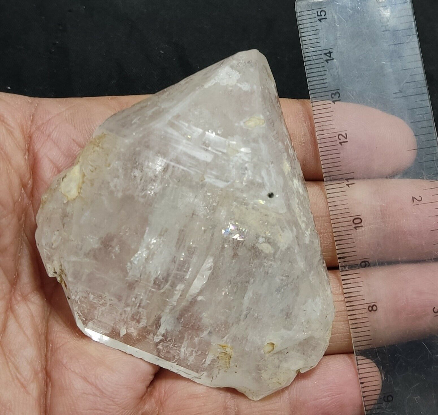 A very Aesthetic Natural beautifully terminated Fenster Quartz crystal 125 grams