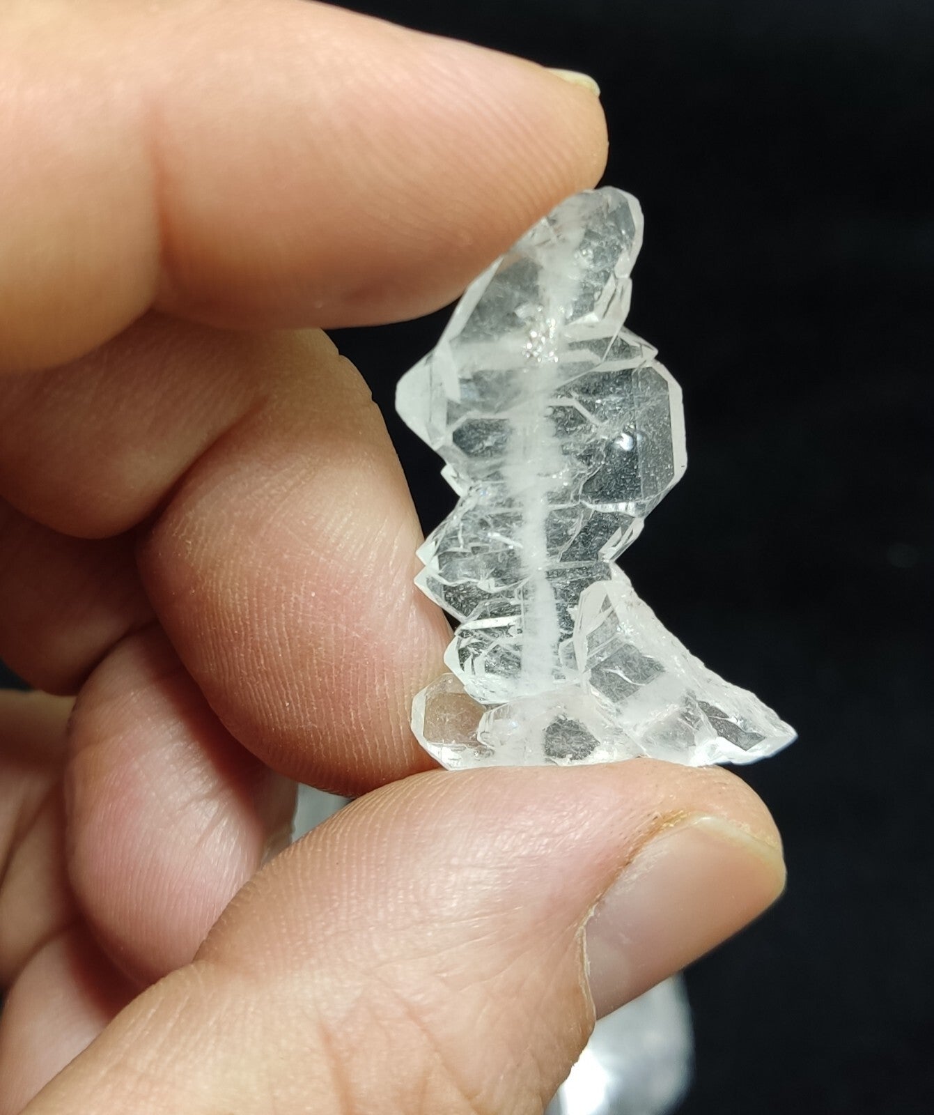 80 grams, 10 Pieces Faden quartz Crystals