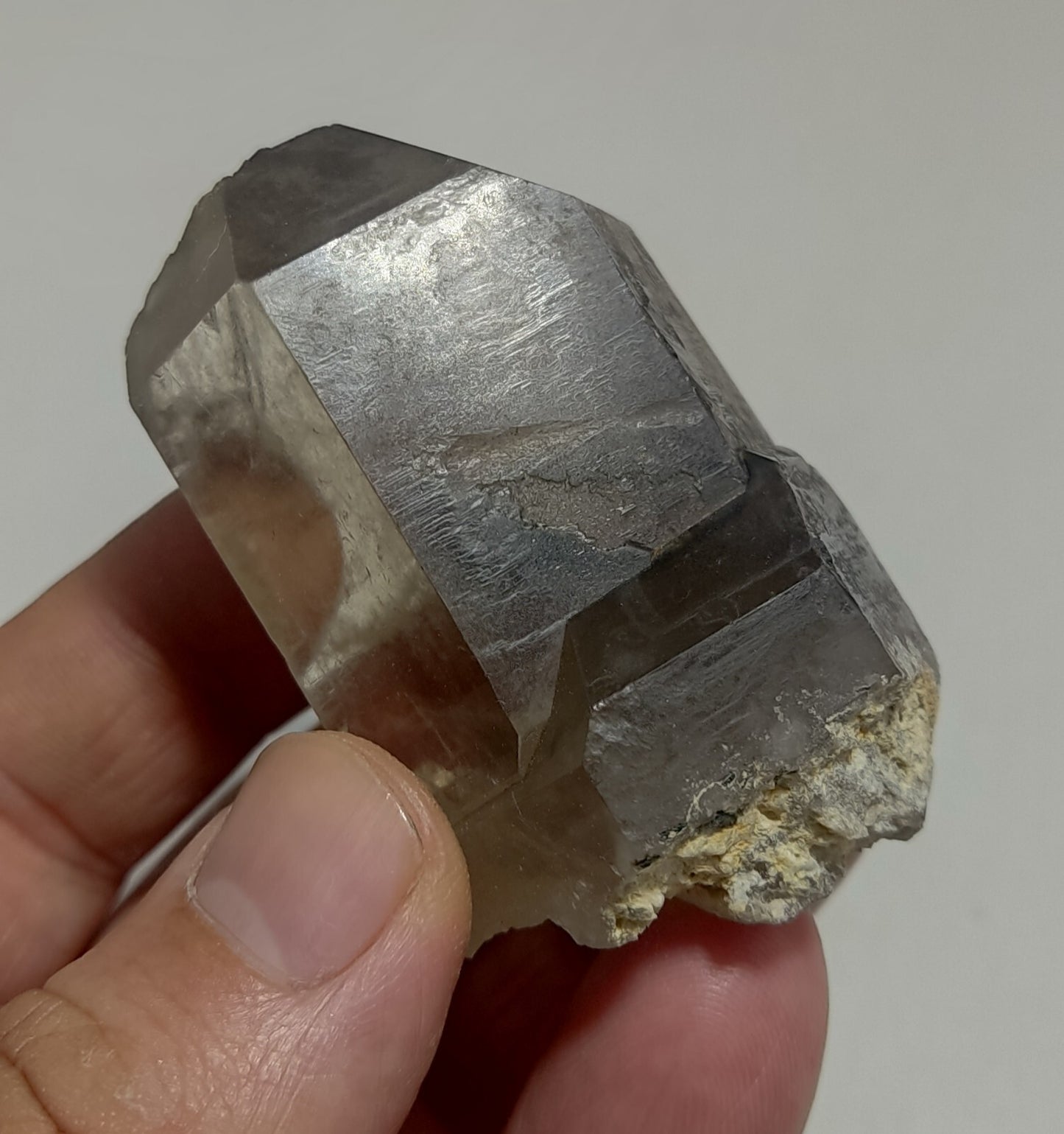 An Aesthetic Naturally terminated specimen of Smoky Quartz 107 grams