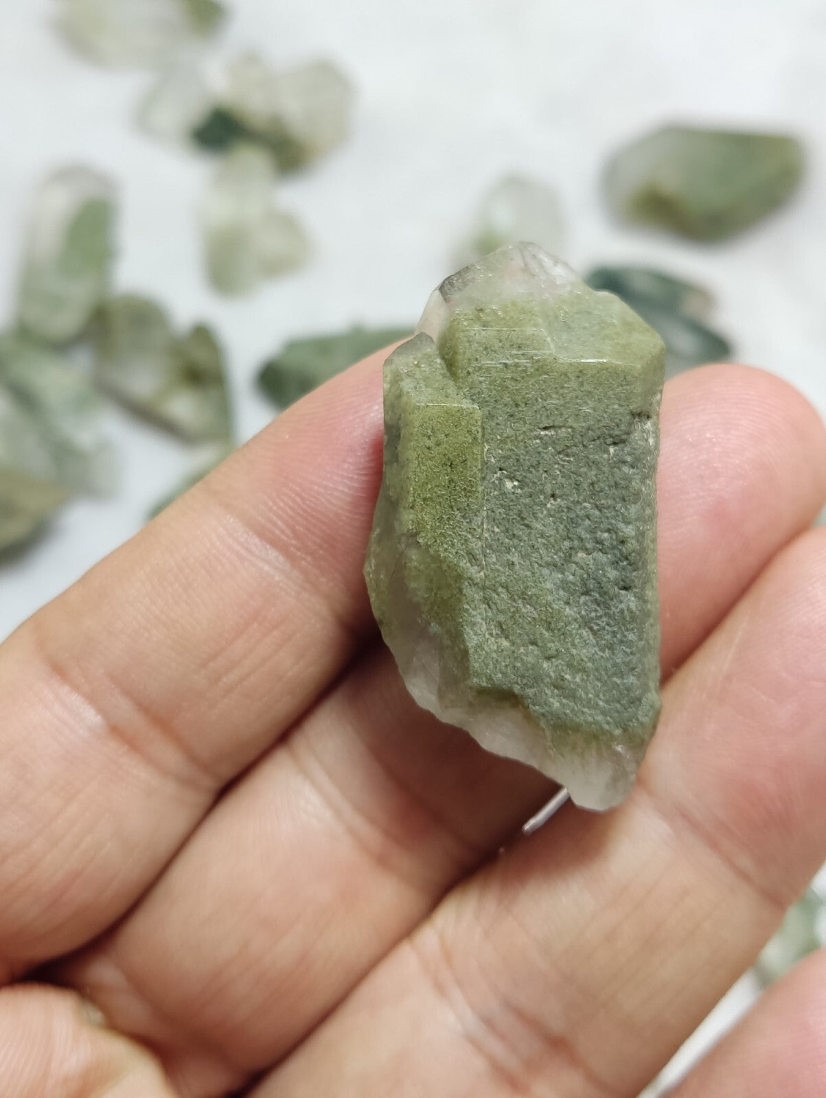 345 grams Chlorite Quartz crystals