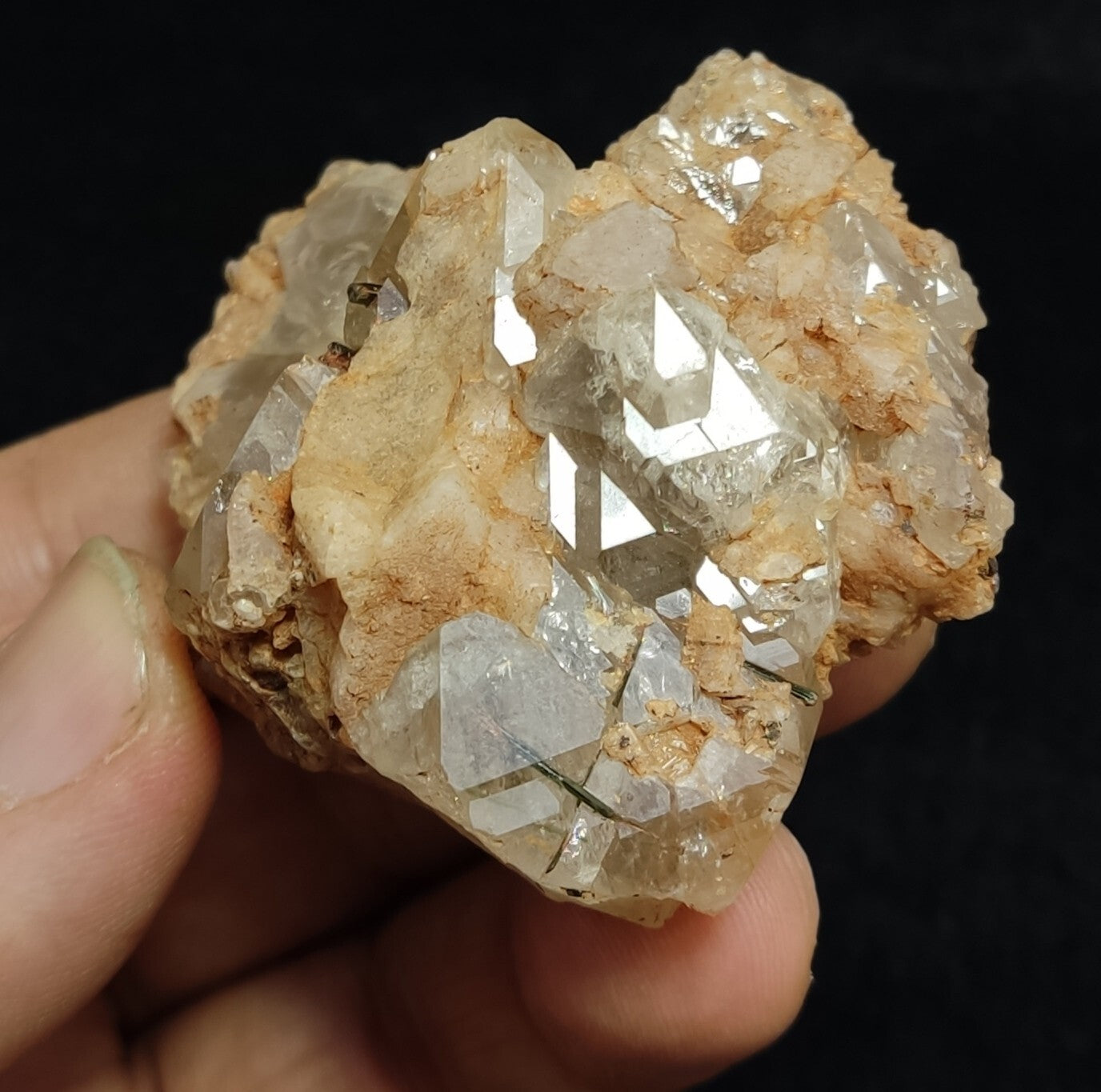 An Aesthetic terminated Quartz floater Zegi Mountains 75 grams