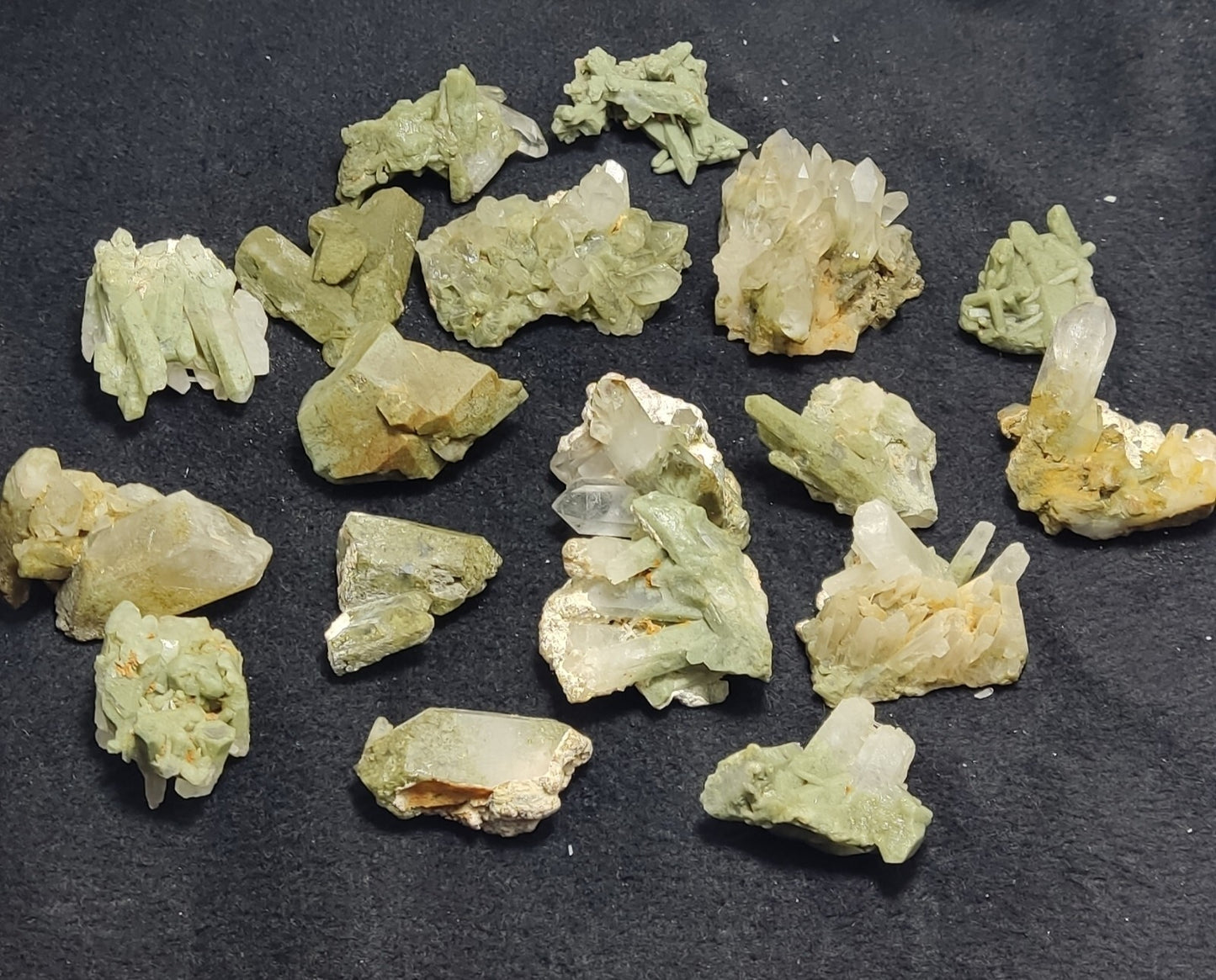 480 grams Chlorite Quartz crystals