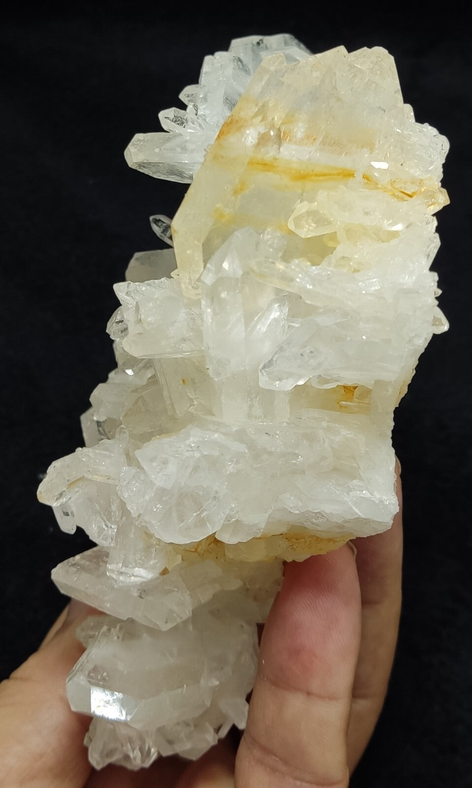 An Aesthetic terminated specimen of Quartz cluster 620 grams