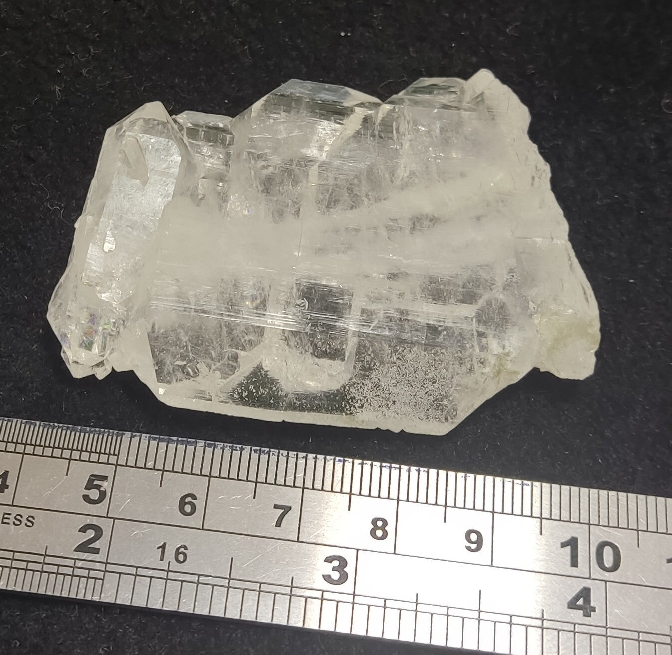 An Aesthetic Natural beautifully terminated faden Quartz specimen 52 grams