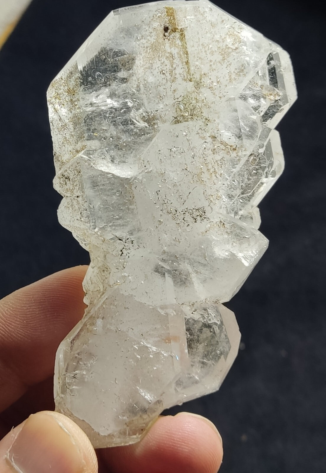 An Aesthetic terminated specimen of Faden Quartz crystal 107 grams