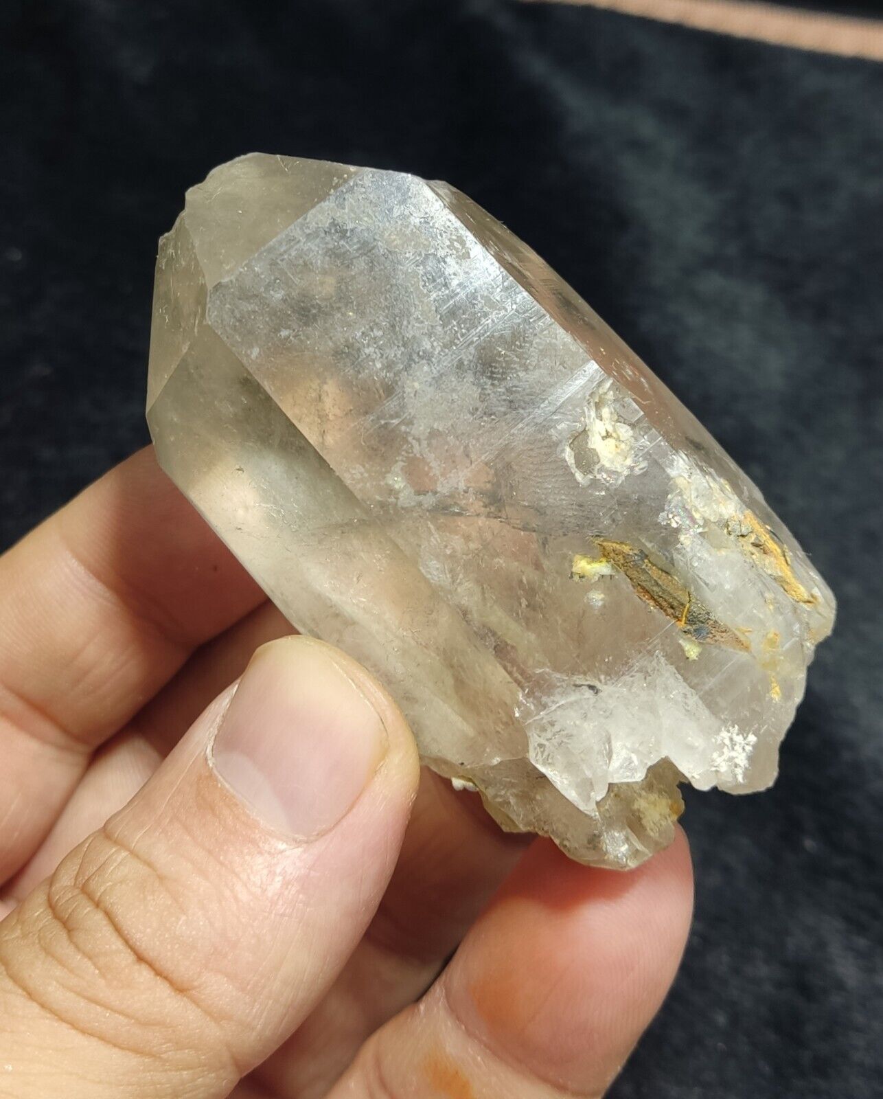 An Aesthetic Naturally terminated specimen of light Smoky Quartz 116 grams